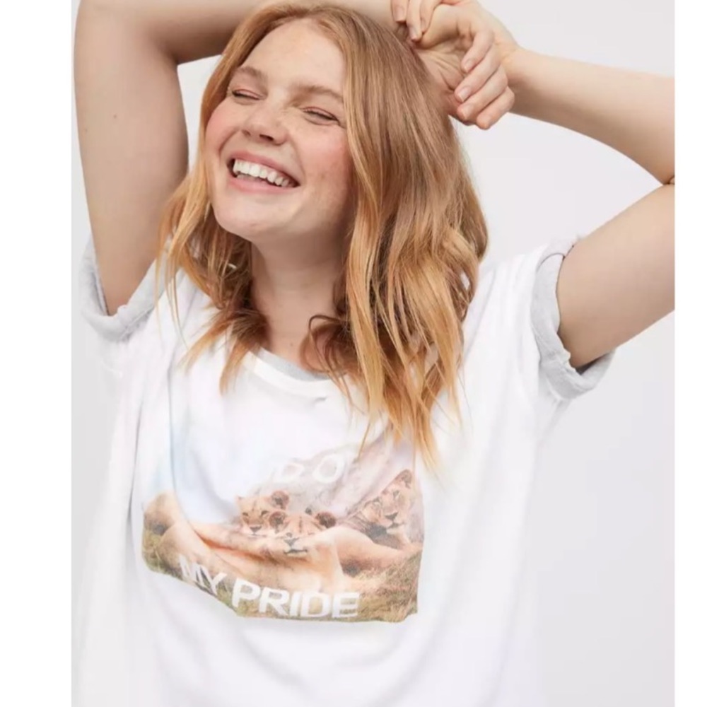 NWT OFFLINE By Aerie Unstoppable Oversized T-Shirt White  Large